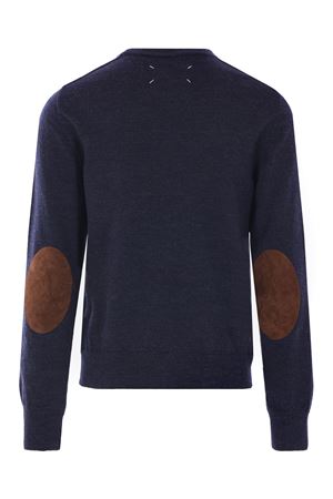 Maglione in lana blu MAISON MARGIELA | S50HL0041M13098511M